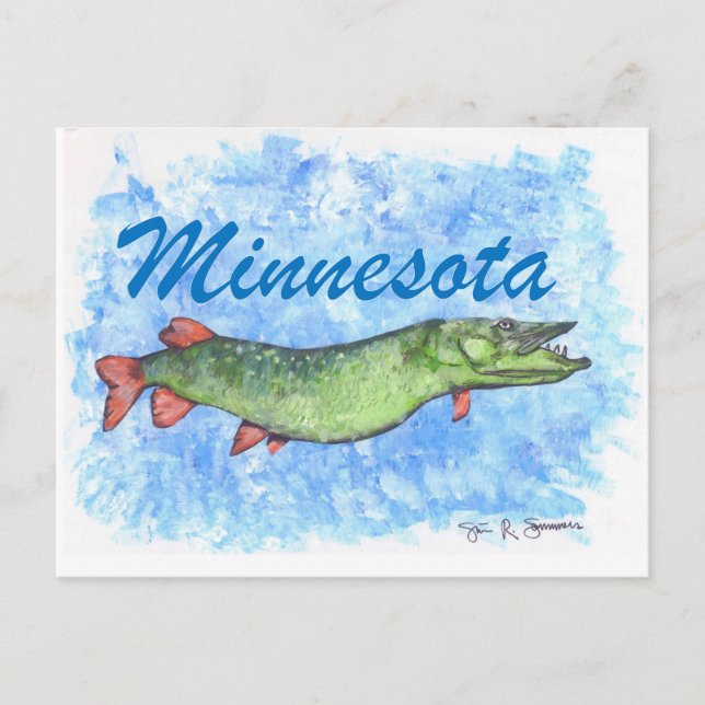 Postal Minnesota Musky (Anverso)