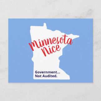 Postal Minnesota Nice, Government Not Audited – Funny MN