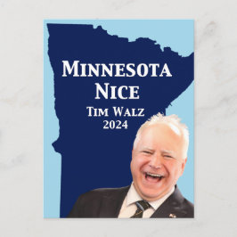 Postal Minnesota Nice Tim Walz
