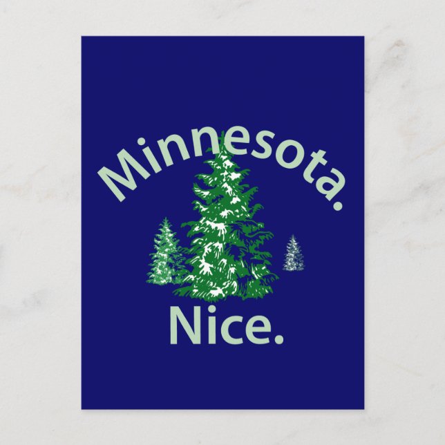 Postal Minnesota Niza. ¡Punto! (Anverso)