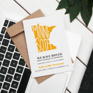 Postal MINNESOTA Nos hemos mudado Nueva dirección Nuevo H