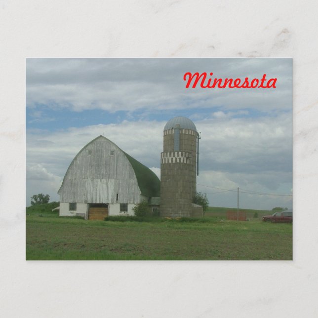 Postal Minnesota rural (Anverso)
