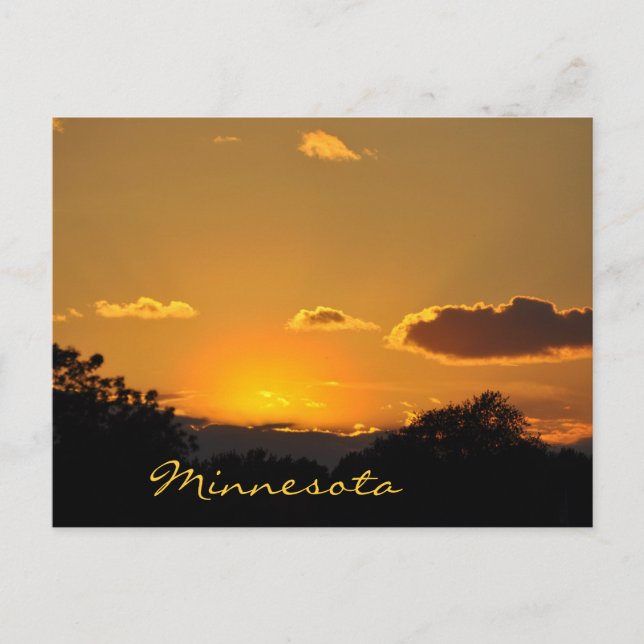Postal Minnesota Sunset (Anverso)