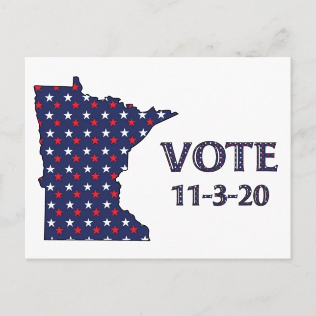 Postal Minnesota Vote (Anverso)