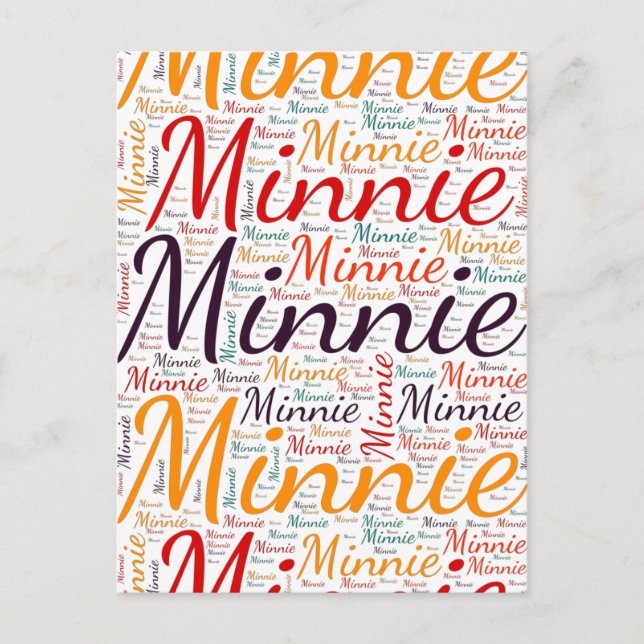 Postal Minnie (Anverso)