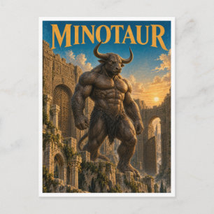 Postal Minotauro, Monstruo de Fantasía Gótica