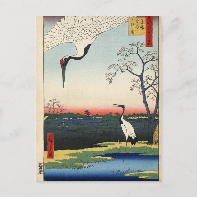 Postal Minowa, Kanasugi, Mikawashima. (Anverso)