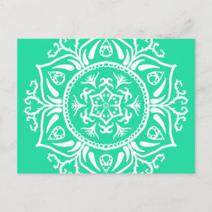 Postal Minty Mandala
