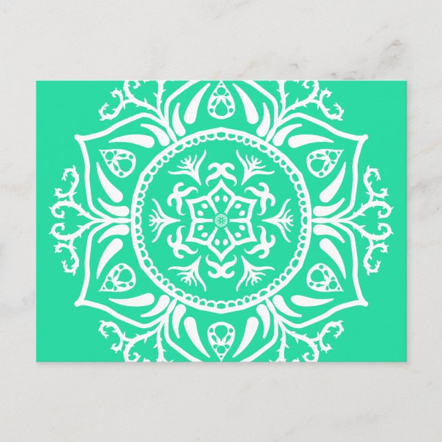 Postal Minty Mandala (Anverso)