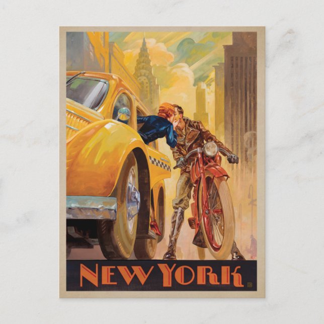 Postal Minuto de Nueva York (Anverso)