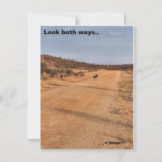 Postal Mira en ambos sentidos.