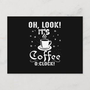 Postal Mira Es La Hora Del Café