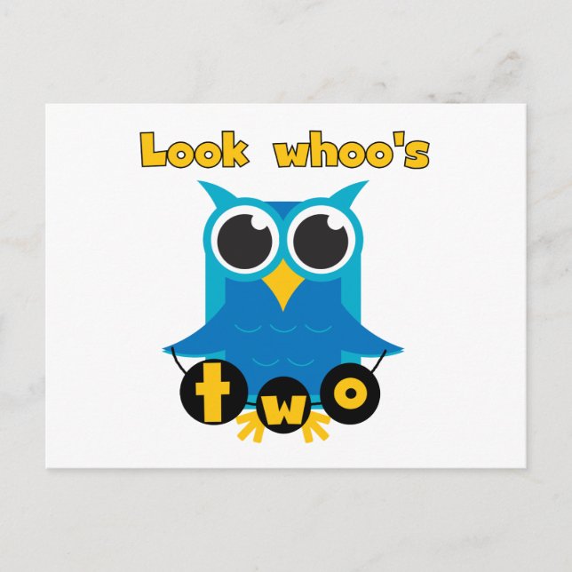 Postal Mira las camisetas y regalos de cumpleaños de quié (Anverso)