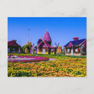 Postal Miracle Garden, casas florales de Dubai