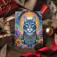 Mirada felina: El gato con ojos de esmeralda