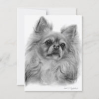 Mirada reflexiva - Pintura manual de dibujos de pe