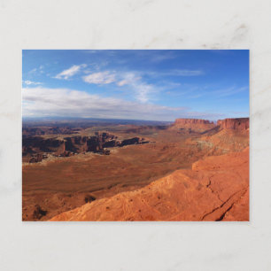 Postal Mirador de White Rim en el Parque Nacional Canyonl