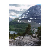 Mirador del lago Hidden Glacier National Park Mont