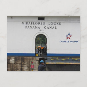 Postal miraflores bloquea el canal panama