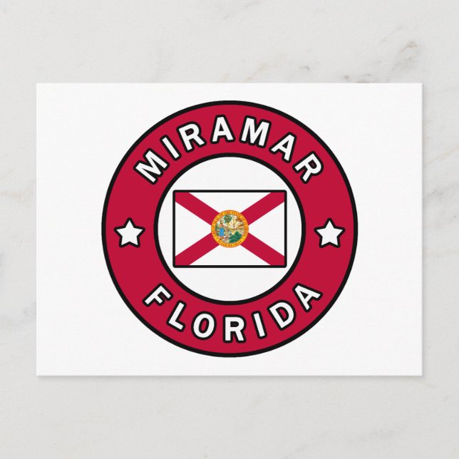 Postal Miramar Florida (Anverso)