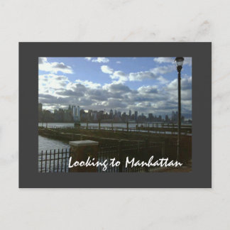 Postal mirando a Manhattan, mirando a Manhattan