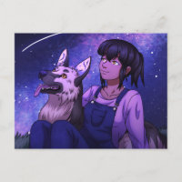 Mirando con asombro a un perro