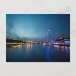 Postal Mirando hacia abajo el Támesis