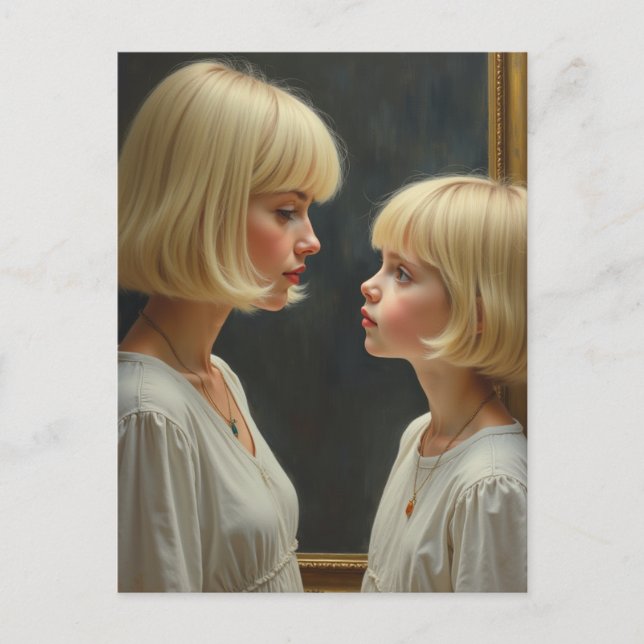 Postal Mirándote (Anverso)