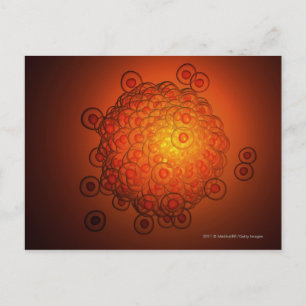 Postal Mirar con más precisión un óvulo