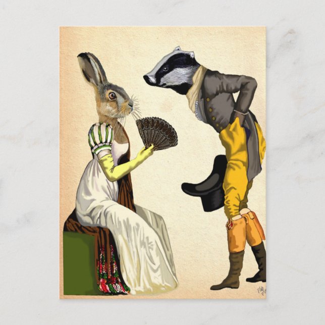 Postal Mirar el amor (Anverso)