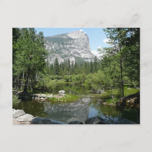 Postal Mirar el Lago Mirar en el Parque Nacional Yosemite (Anverso)