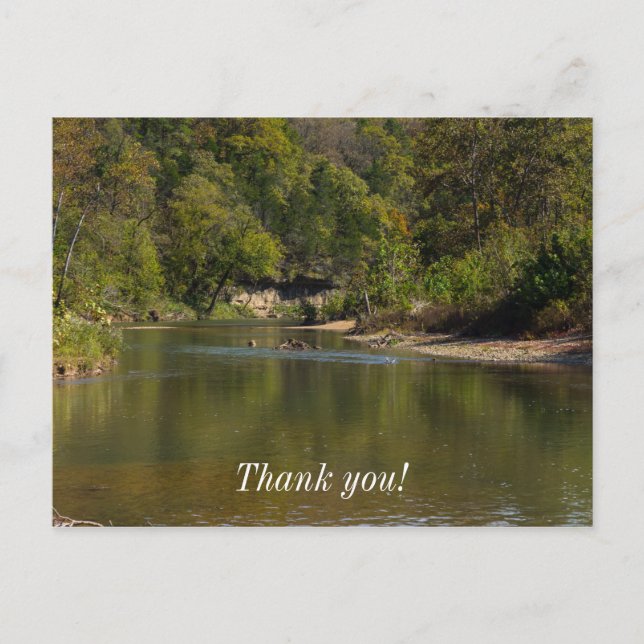 Postal Mirar hacia abajo Bryant Creek (Anverso)