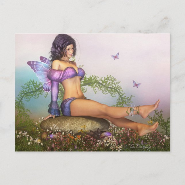 Postal Mire la libélula (Anverso)