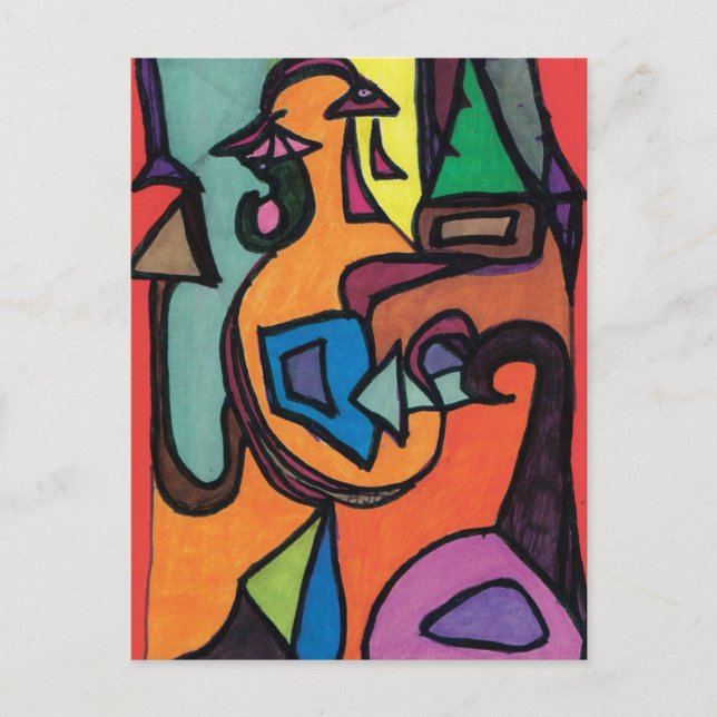 Postal Miro, Miro On The Wall editado.jpg (Anverso)