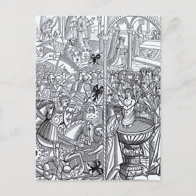 Postal 'Mirouer Historde France' (Anverso)