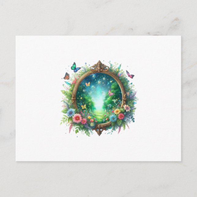Postal mirror magical letter (Anverso)