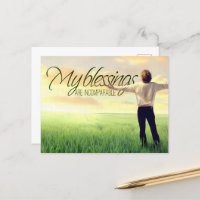 "Mis bendiciones" Motivación Afirmación