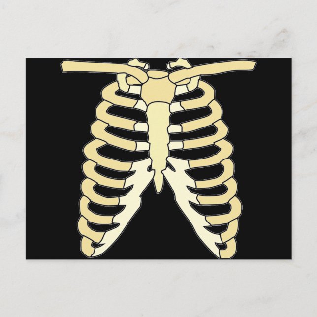 Postal Mis costillas (Anverso)