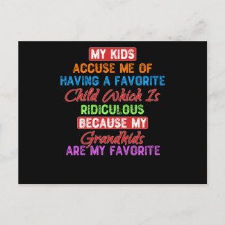 Postal Mis nietos favoritos