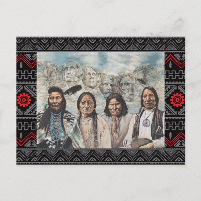 Postal Mis padres fundadores (Anverso)