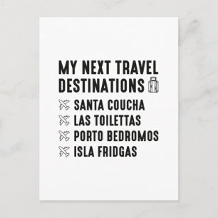 Postal Mis próximos destinos de viaje