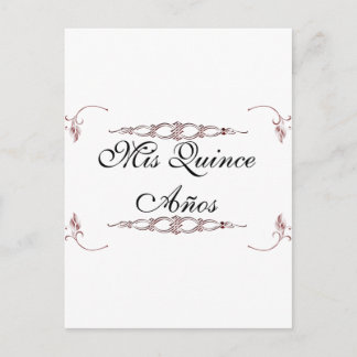 Postal Mis quince años