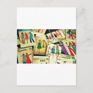 Postal mis viejos patrones de costura