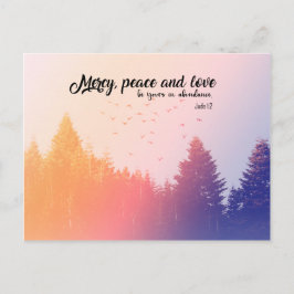 Postal Misericordia, paz y amor (Jude 1:2)