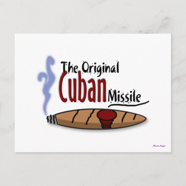 Postal Misil cubano (Anverso)