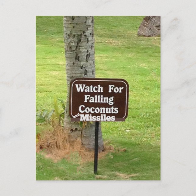 Postal Misiles de advertencia falsos de Hawái 2018 (Anverso)