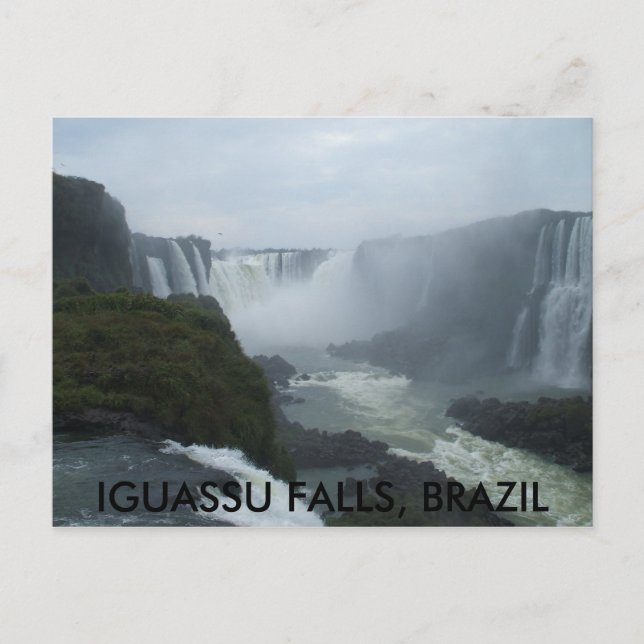 Postal misión 032, IGUASSU FALLS, BRASIL (Anverso)