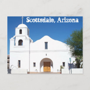 Postal Misión antigua de Scottsdale Arizona Postcard oest