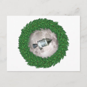 Postal Misión de la Víspera de la Luna de Apolo 8