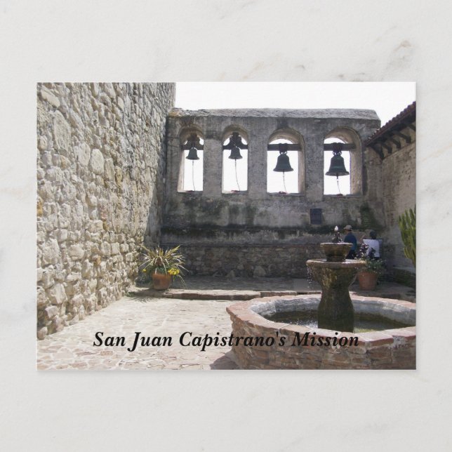 Postal Misión de San Juan Capistrano (Anverso)